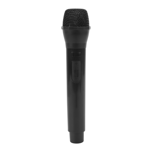 Realistisk propmikrofon for karaoke danseshow. Øv mikrofonpropp for karaoke svart Black