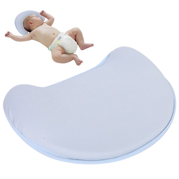 Memory Foam Baby Pillow Forhindrer Fladt Hoved Baby Shaping Pude Nyfødte Pude