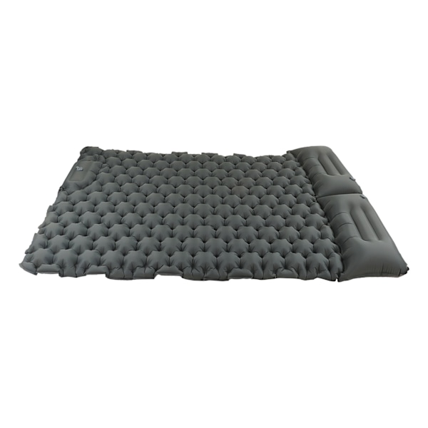 Camping Sovmässa Grå Vattentät Nylon Ergonomiskt Stöd Fotpress 60S Uppblåsbar Sovmässa för Utomhuscamping