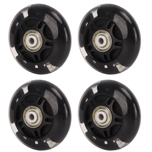 4 STK Inline Skate Flash Hjul Rulleskøyte PU Hjul Erstatningshjul 69mm
