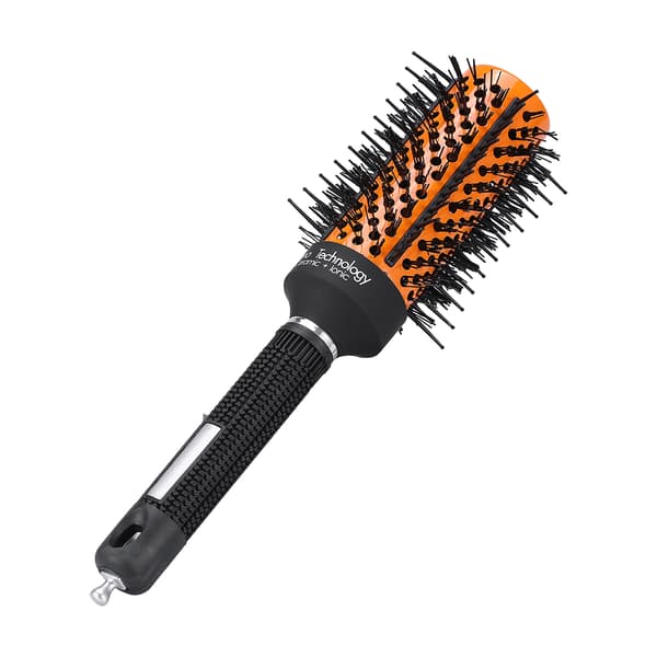 Rund hårbørste til kvinder, salonbørste, hårbørste til salonstyling, krøllekam (45 mm)