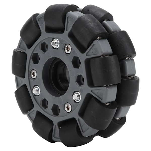 100mm Hållbara Nylon Gummi Lager Rullar Omni Hjul för Robot Race Hjul 14041