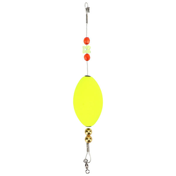 Red Fish Cork Float fiskeutstyr Høy følsomhet Slitesterk Bobber Stick for Deepwater Yellow