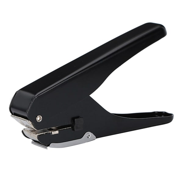 9771 Single Hole Puncher Manuell ID-kortplats stansmaskin 10 ark för hemmakontorskola