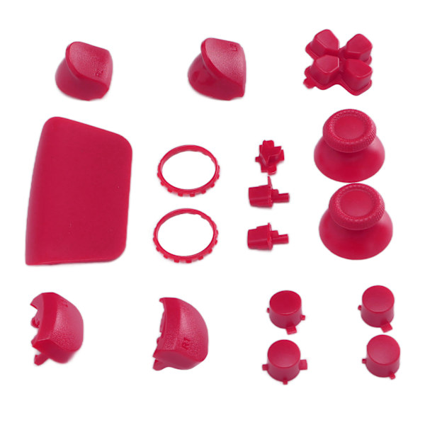 Ersättningsknappar L2 R2 Full Buttons Set Ersättningsknapp Reparationssats för PS5 ControllerPink