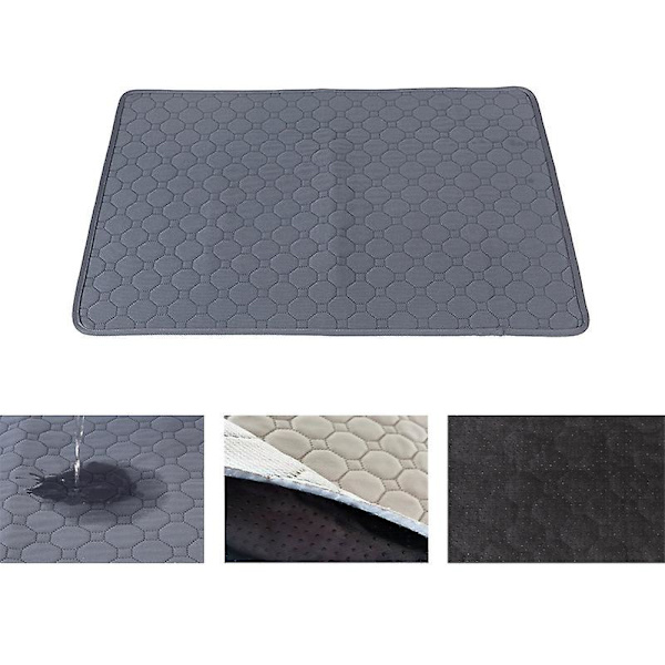 Uudelleenkäytettävät pestävät koiran alustat, 60*45cm koulutusmatot koirille ja kissoille
