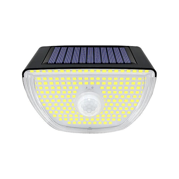Solarlampa utomhus, 200 LED Utomhus Spotlight Rörelsedetektor IP65, Spot Light, Utomhusbelysning med Detektor, Vägglampa för Trädgård Pool
