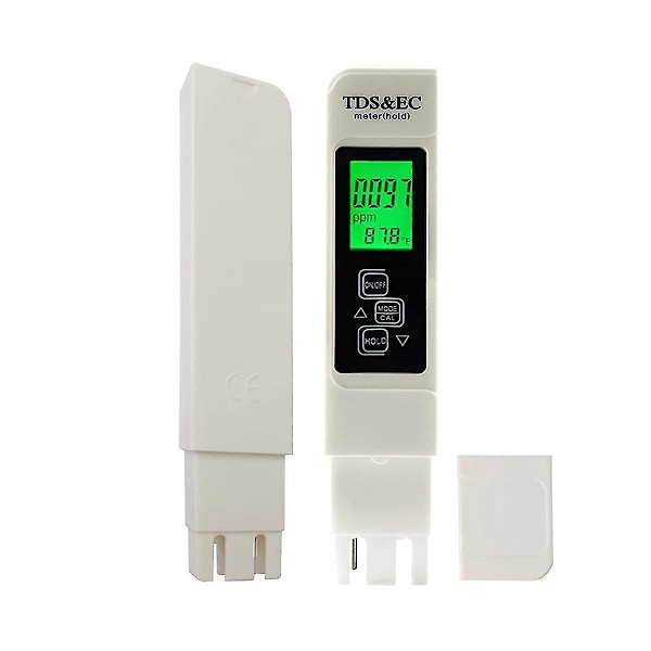 4 i 1 TDS PH-måler, EC Temperaturmåler, til Drikkevand fra Vandhane, Digital PH Pen Lab PH Tester-B7