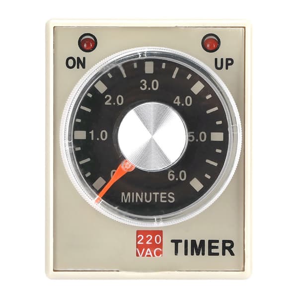 220VAC 6 Minutters Tændingsforsinkelsestimer Tidsrelæ AH3-3(6M)