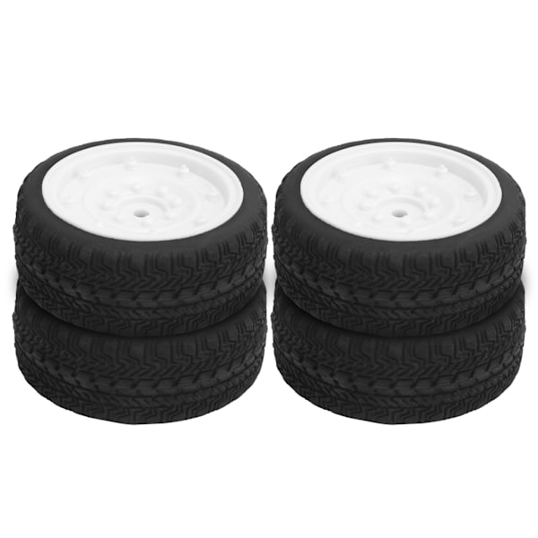 4 st 65 mm RC-gummidäck Fjärrkontroll Biltillbehör Passar för WPL D12 1/10 (013W)