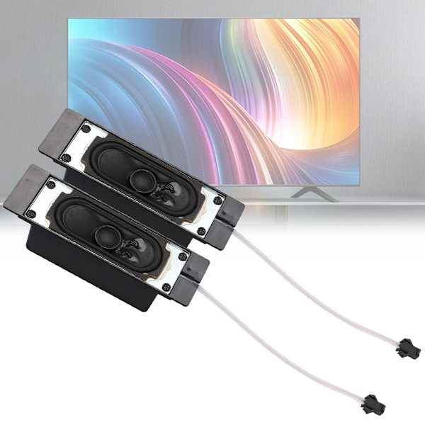 2st 8 Ohm 10W TV Box Högtalare Högtalare Ljudförstärkare för LCD TV Reklamspelare