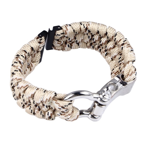 Ersättning klockarmband vävt band nylon paracord handgjord klockarmband för Suunto 7 9 D5i 24mm öken