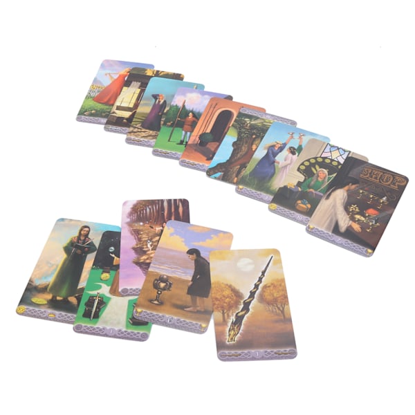 Papirkort Spillekort Tarotkort Dæk Interaktion Brætspil Spådomskort Engelsk Version