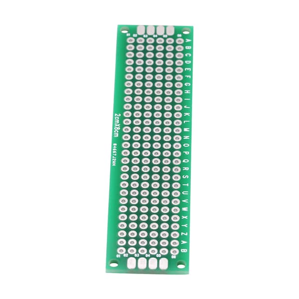 10 stk. 2cm x 8cm Dobbeltsidig Prototyping DIY Lodding Universell PCB Kretskort