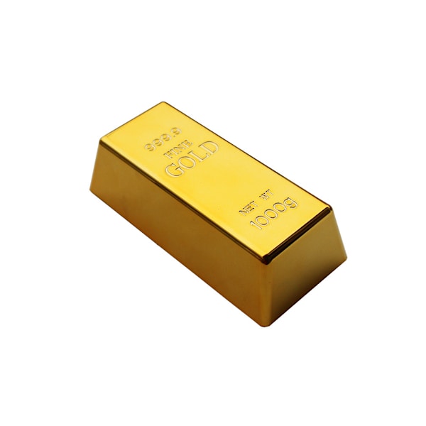 Simulering Gold Bar Bullion Dør Stop Guld Mursten Hjem Dør Stopper