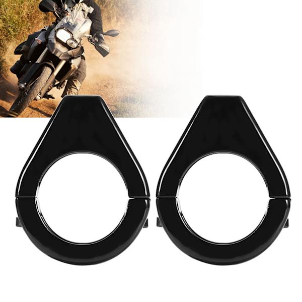 Aluminiumlegering Motorsykkel Modifisert Blinklys Feste Brakett 41mm Gaffel Klemmer Svart
