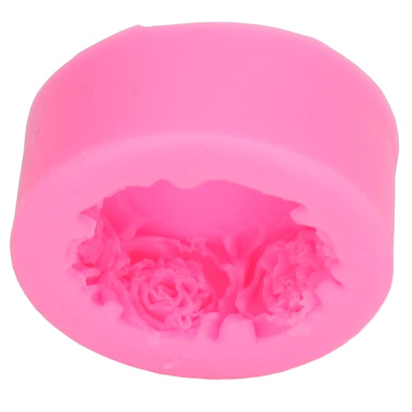 Silikone Fondantform Rosamønster Meget Holdbart Nonstick Design Bredt Anvendte Silikoneforme