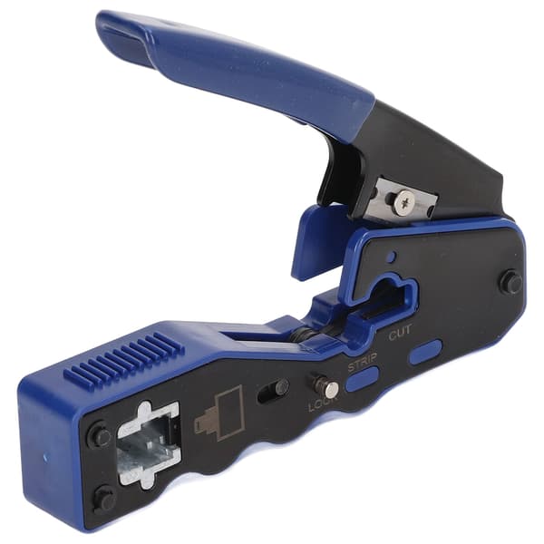 RJ45 Crimping Tool Set Wire Crimper Cable Stripper med 50st RJ-kontaktkit för nätverk