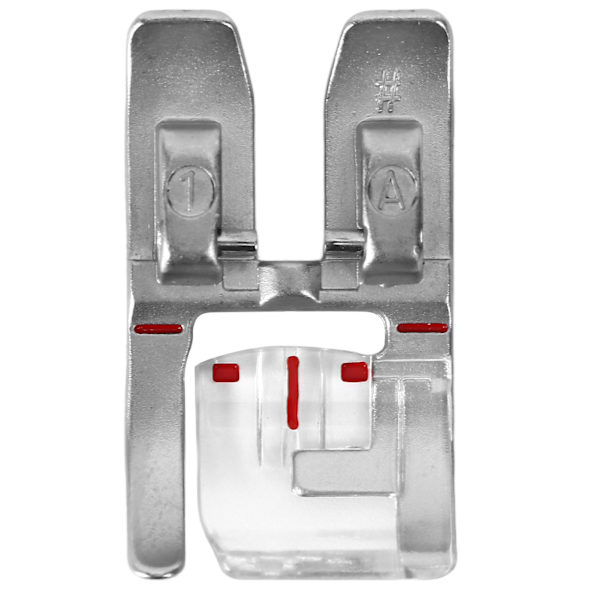 Til Pfaff syning Trykfod Klart design 3,2x1,9 cm Udskiftelig rustfrit stål materiale Symaskine Quiltefod