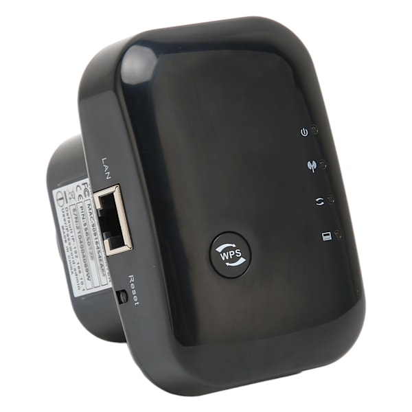 WIFI-förlängare 360 graders trådlös täckning 300 Mbp 2,4 Ghz LAN-port 2 lägen Plug-design WIFI-repeater för bärbar dator 100-240 VAU-kontakt