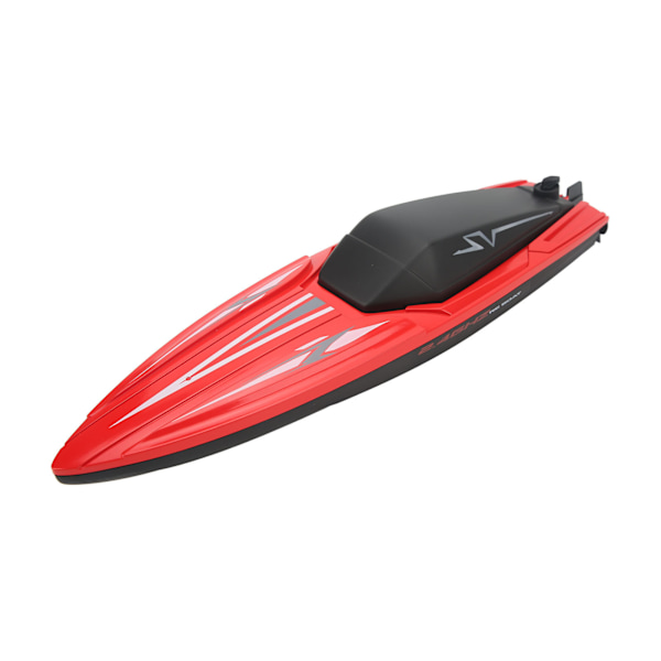 Fjernbetjening Båd RC Skib Vandtæt Høj Hastighed Speedbåd Model Legetøj til Over 14 År Gammel Rød og 2 Batterier