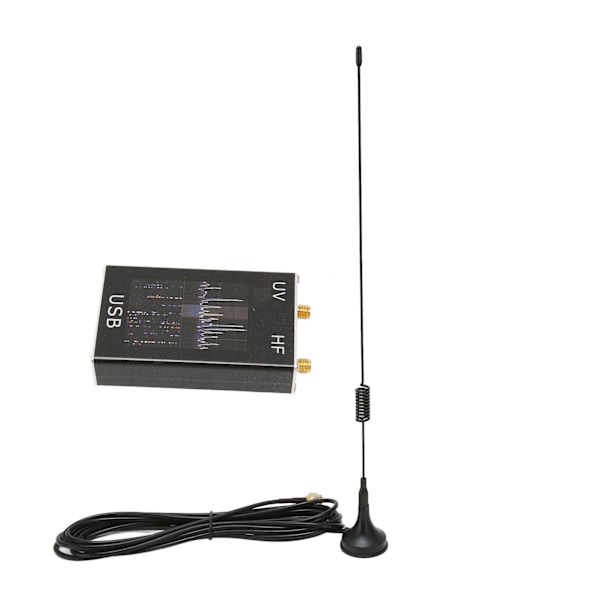 RTL SDR -radiovastaanotin, ammattimainen 100 kHz - 1,7 GHz UV HF USB -kannettava täyden kaistan vastaanotin viestintäjärjestelmää varten