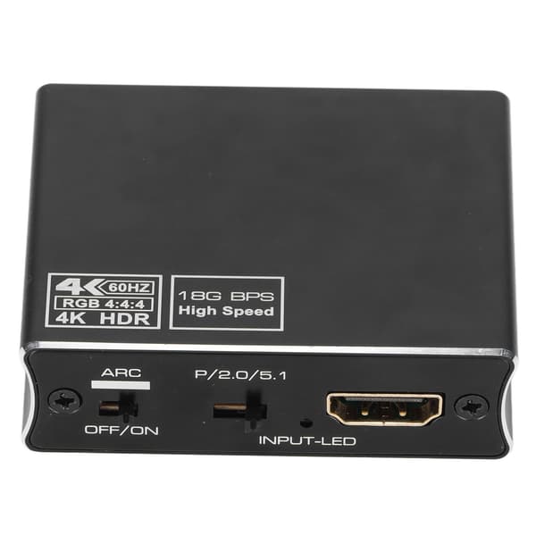 4K X 2K HD Multimedia Interface-kabel till HD Multimedia Interface-ljudadapter för PS4