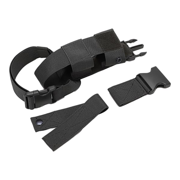 Jalkaveden kotelo Drop Leg Holster Molle vesipullolaukku Multi retkeilyretkeilymusta