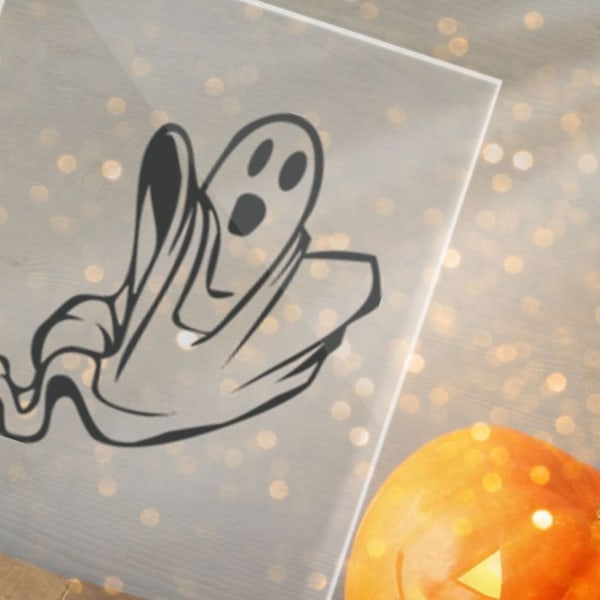 Halloween-koristekuva, selkeä kuvio, Halloween-aiheinen akryyli koristemaalaus, loma-aiheinen koriste, 14x21cm CBS719X06