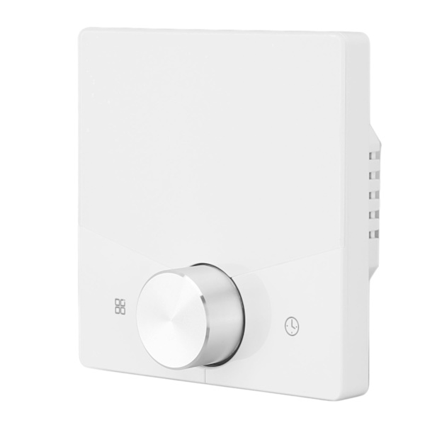 Termostat ABS Sort Smart Programmerbar WiFi Digital Touchscreen LCD Farve Termostat til Husholdning Hvid
