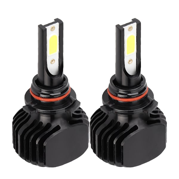 2 stk. LED-frontlykter til bil uten vifte 9006/HB4 6000K L5 hvitt lys