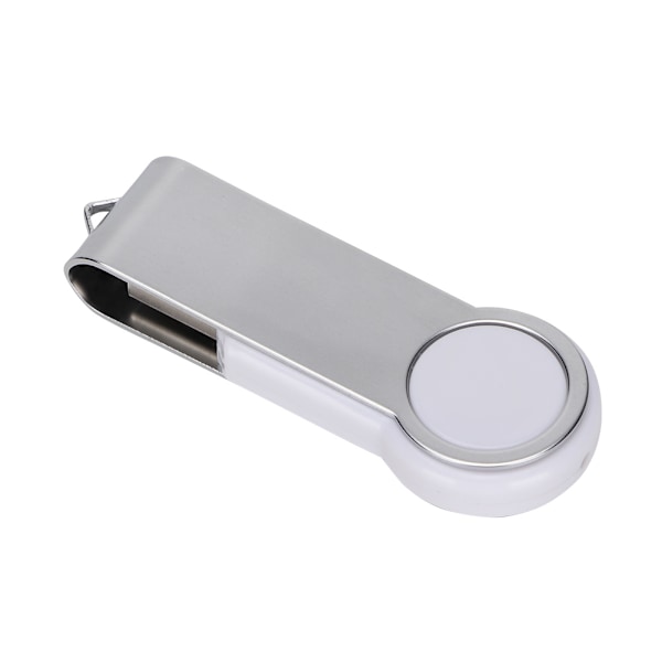 32G ABS Bærbar Drejelig Hætte USB2.0 U Disk til Windows Vista/7/10/Mac Hvid