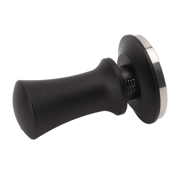 Kaffe Tamper Aluminiumlegering Rostfritt Stål Konstant Tryck Fjäder Pulver Stampning Verktyg med Exakt Skala 58mm/2.3in