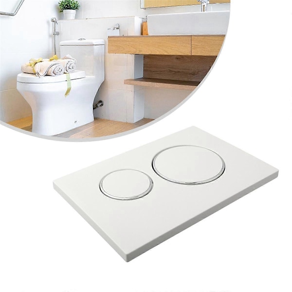 Til Sigma20 Dual Skylleplade Hvid Farve Krom Design Ringe