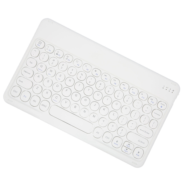 Retro Keyboard Rund Keycap Ultra Slank God Rebound Type C Mini Trådløst Tastatur til Mobiltelefoner Computere Laptops