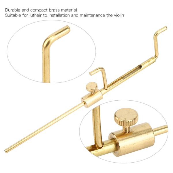 Violin Lutheir Sound Postværktøj Søjlemåler Måling Caliper Gauge Installation Vedligeholdelse