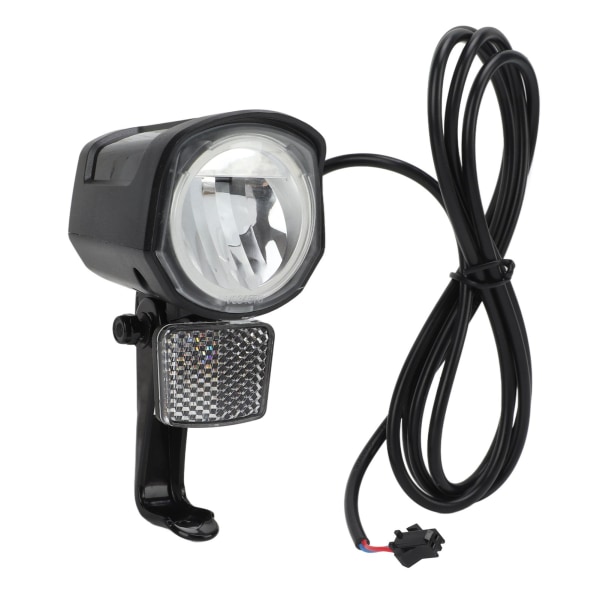 Elektrisk sykkellys foran DC12V til 72V LED-lys SM-plugg 2-piners holdbar ABS Ebike frontlykt for elektrisk sykkel