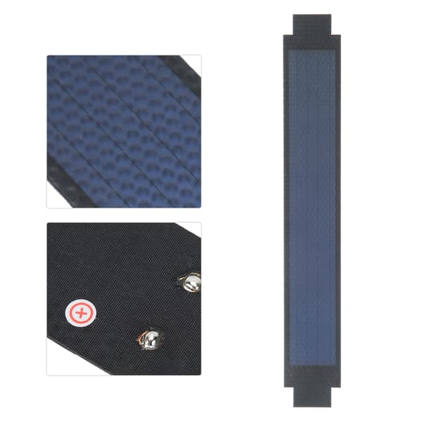 0.3W 1.5V Solpanel Fleksibel Rulbar DIY Solcelleoplader Modul til DC Opladning