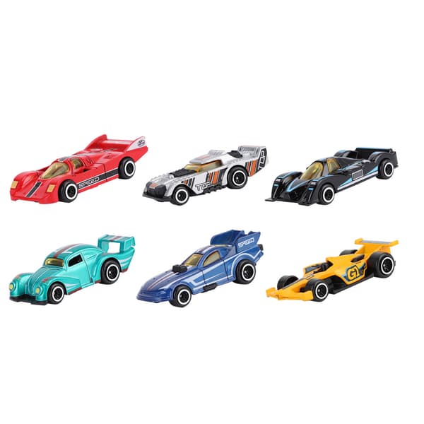 6 stk. 1:64 Ingeniør Bilmodel Legering Simulation Køretøj Bilmodel Børn Legetøj F Style