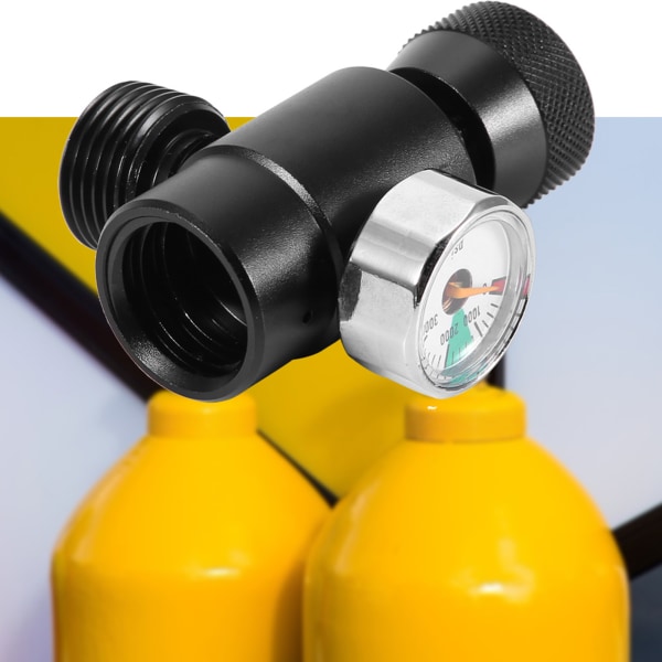 SodaStream CO2 Refill Adapter Kit (svart med måler) - 1 stk