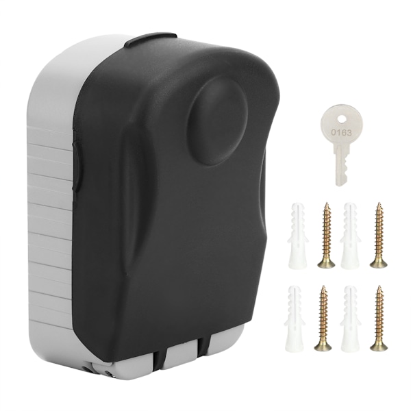 Household Wall Mounted 4 Digit Password Key Lock Box Keys Waterproof Anti Theft Storage Case