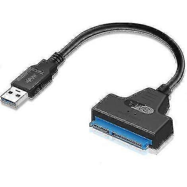 USB til SATA adapterkabel til 2.5\" SSD/HDD drev, Ekstern SATA til USB 3.0 konverter og kabel, USB