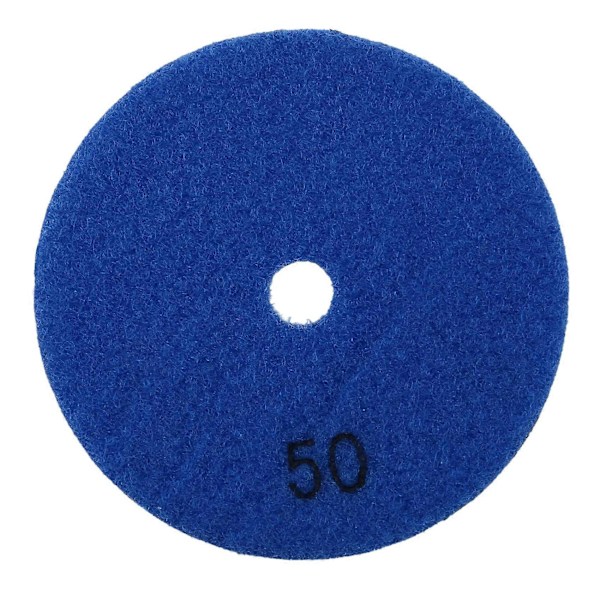 6 stk. 100 mm korn 50 diamant marmor polerskive