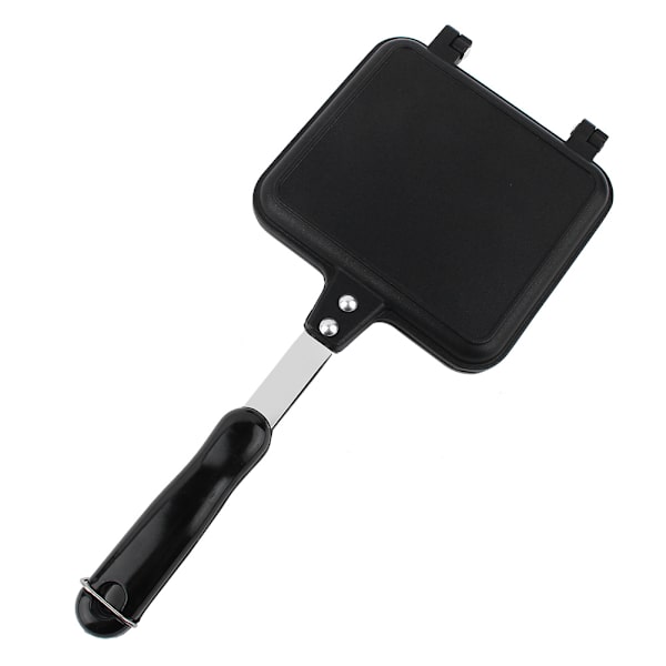 Dobbeltsidig Non-stick stekepanne vaffeljern for kake toast sandwich