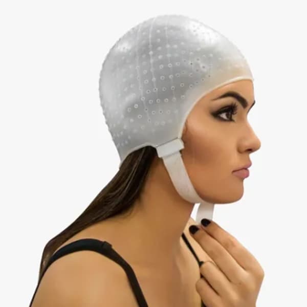 Hårfarvning Highlighting Hat Silikone Genanvendelig Fleksibel Høj Elasticitet Foldbar Hårfarve Hat
