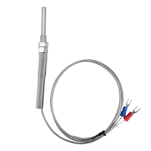 M8 Gänga Typ K Termoelement 30 mm Sond Temperatursensor Tråd 0-400 ℃ (1 m)