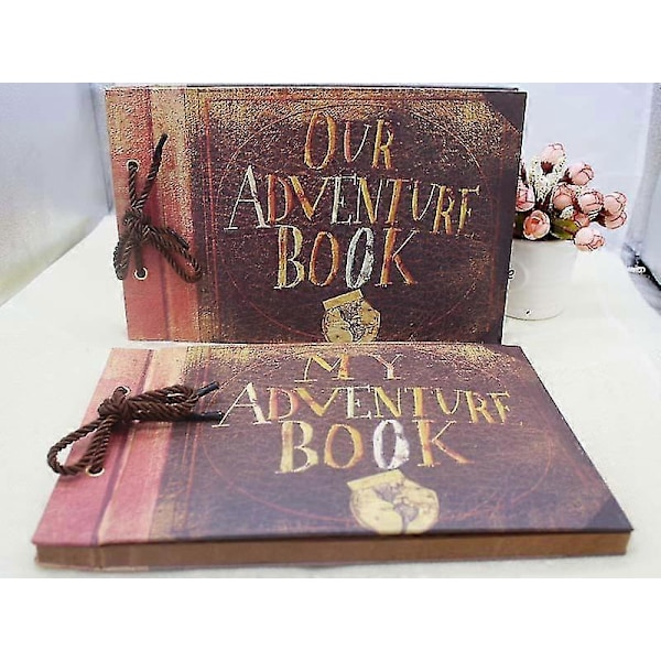 Självhäftande Fotoalbum Vårt Äventyrsbok Magnetiskt Scrapbook Album DIY Album För Bröllopsdag Familj Zekai VÅR
