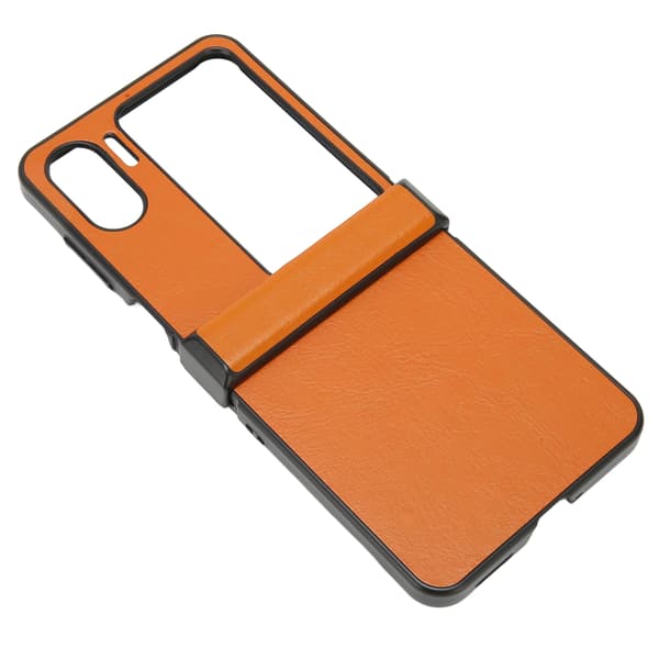 Telefon Läder Skyddsfodral Randig Vikbart Skydd Förhindra Fall för Oppo Find N2 Flip