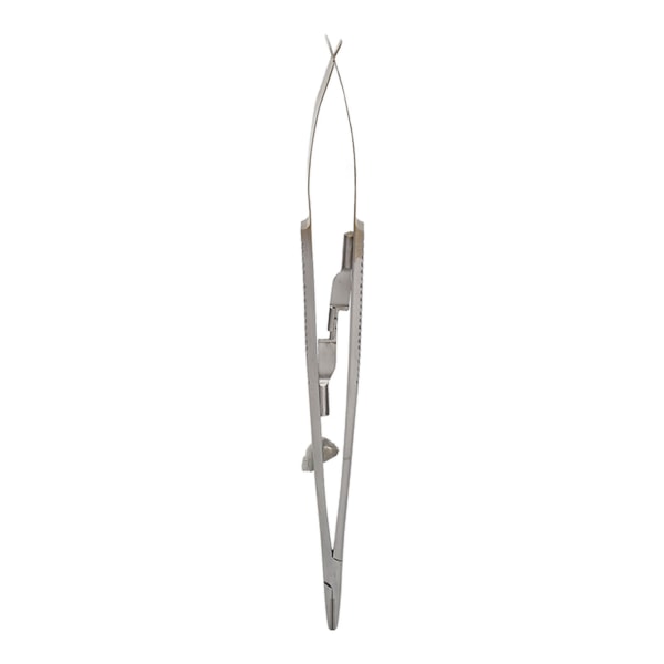 Castroviejo nålhållare i rostfritt stål med lås Ortodontisk implantat Tandkirurgisk pincett 6,3 tum böjd