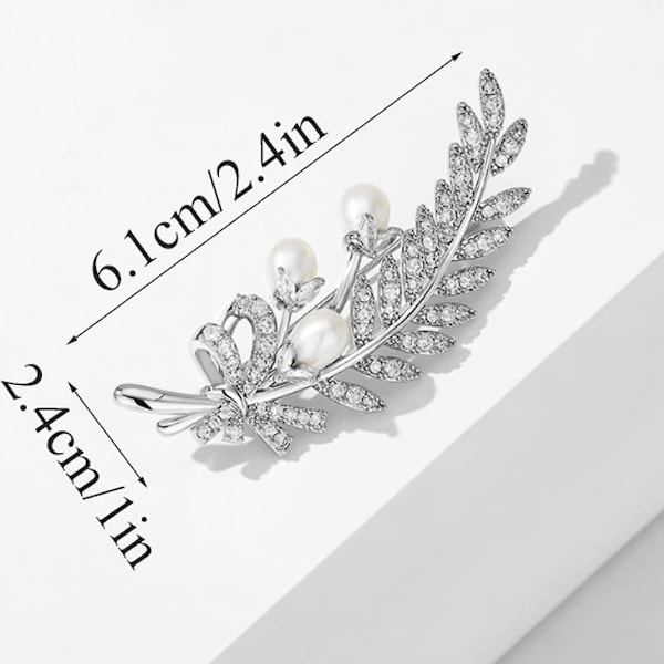 Elegant Veteax Brooch för Kvinnor Mode Lapel Nål Kreativ Corsage Tillbehör